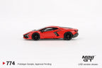 MINI GT Lamborghini Revuelto Arancio Dac Lucido