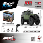 HB R1601 RC Crawler 1/16 Rc Car 4WD RTR 2.4g Remote Control Off-Road (Green)