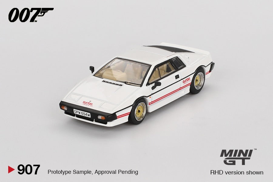 MINI GT 907 Lotus Espirit Turbo White For Your Eyes Only