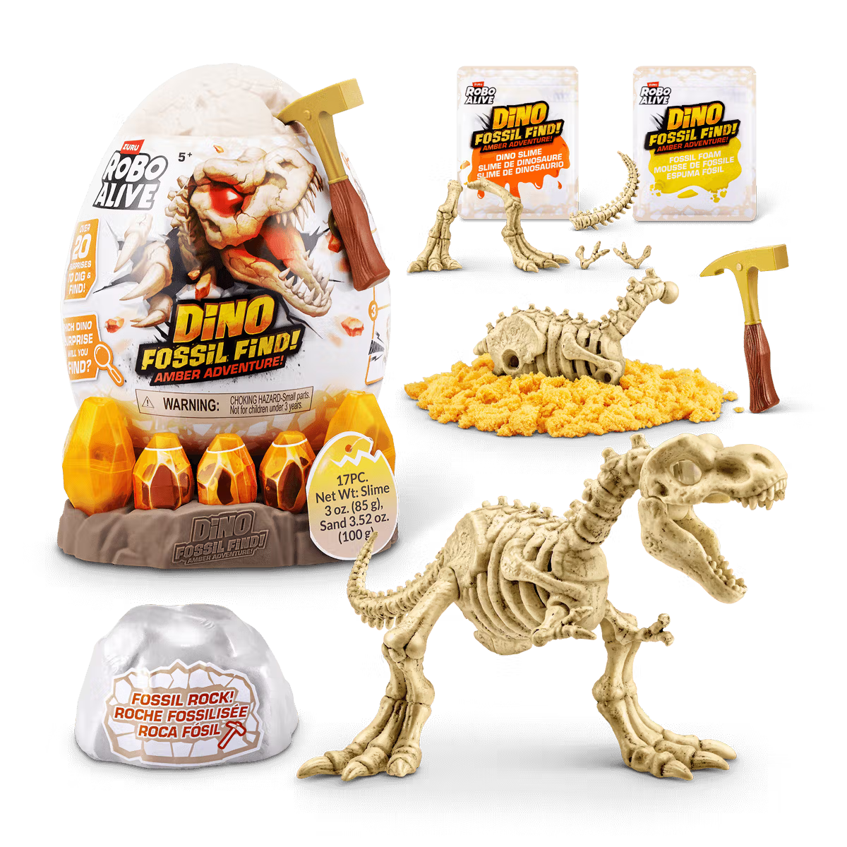 OBO ALIVE MINI DINO FOSSIL FIND SURPRISE EGG BY ZURU
