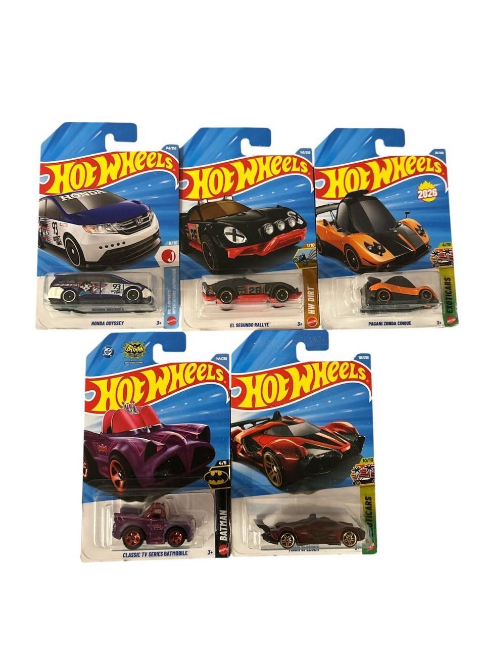 2026 G Case Hotwheels Mainline (Set of 5)