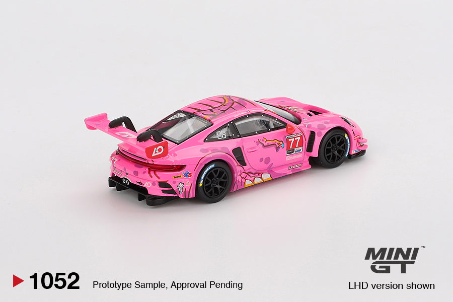 MINI GT Porsche 911 GT3 R #77 AO Racing 2024 IMSA Road America