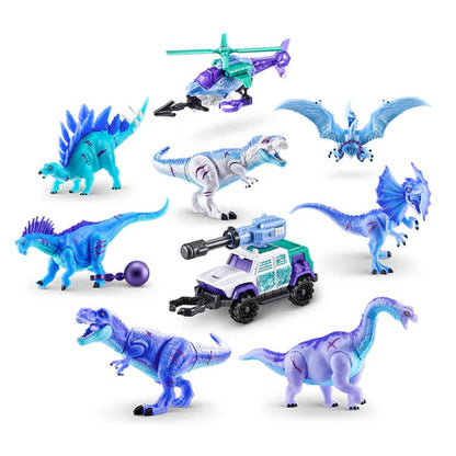 Zuru 5 Surprise Dino Strike Ice Age | Mystery Capsule with Buildable Dinosaur or Vehicle, Weapon & Slime