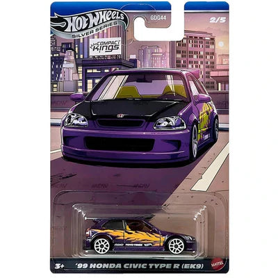 Hot Wheels Silver Series Compact Kings '99 Honda Civic Type R (EK9)