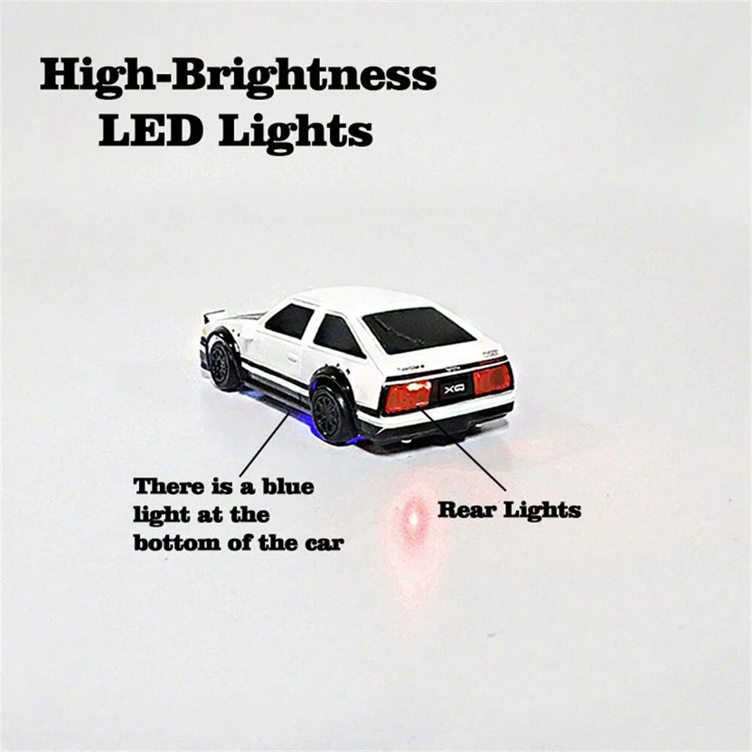 XQ Nano Tech R/C Officially Licensed Trueno AE86 4WD 1:64 Mini Drift Car