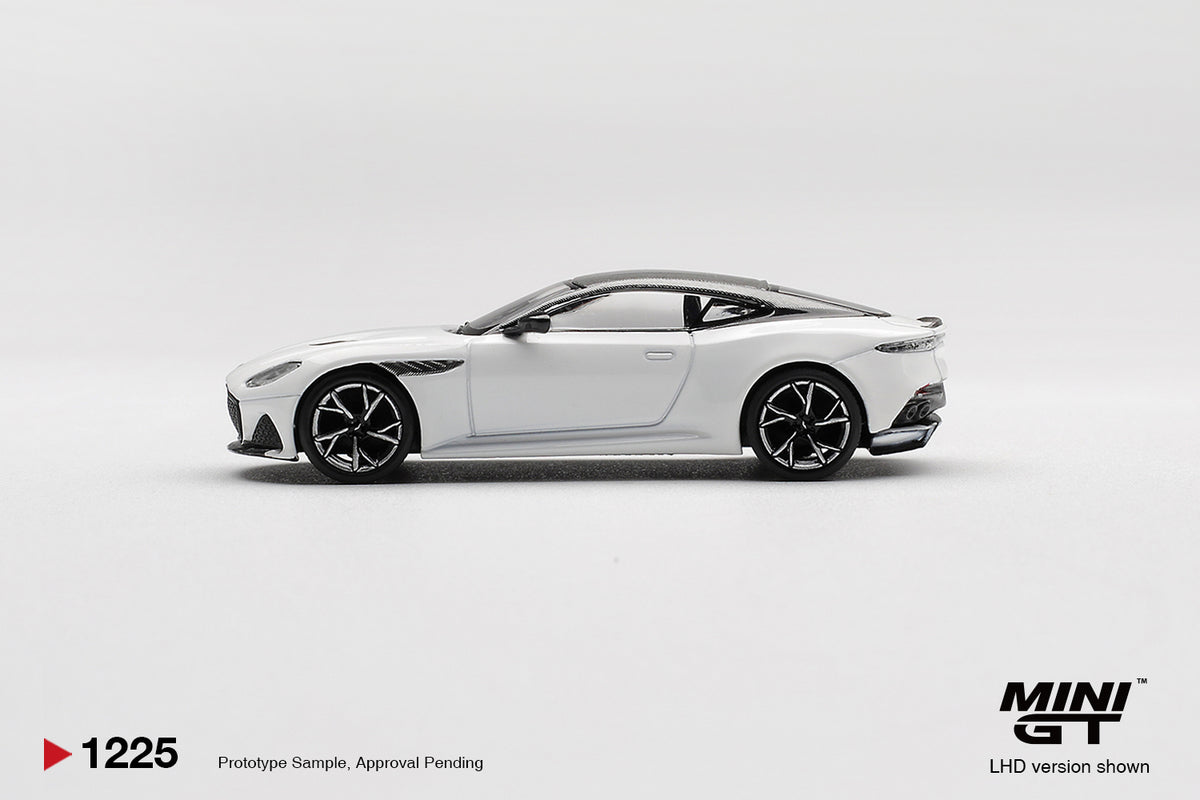 MINI GT Aston Martin DBS Stratus White Blister