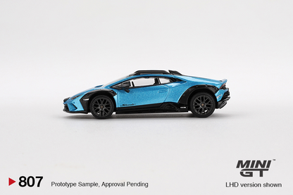 MINI GT Lamborghini Huracan Sterrato Blu Aegir