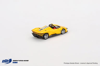 BBR MODELS FERRARI DAYTONA SP3 ROSSO GIALLO 1:64 SCALE MODEL
