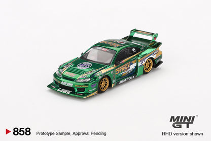 MINI GT Nissan LB-Super Silhouette S15 SILVIA LBWK 2024 Fausto Racing