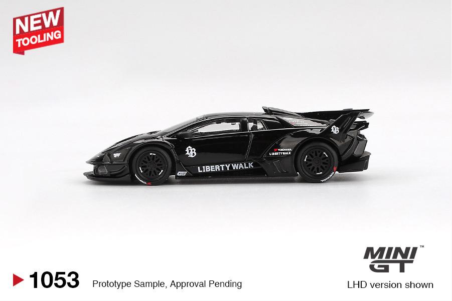 Liberty Walk Lamborghini Murcielago GT Evo black collectible car Cocoland Toys
