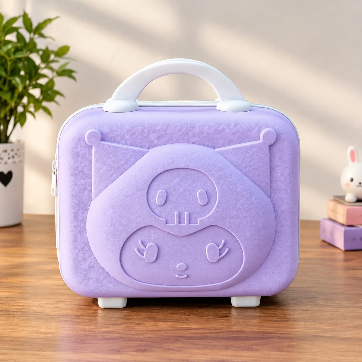 Kawaii Sanrio Kuromi Portable Mini Suitcase / Hard Shell Vanity Case