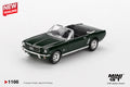 MINI GT Ford Mustang Convertible 1964 Highland Green Cocoland Toys
