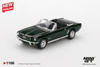 MINI GT Ford Mustang Convertible 1964 Highland Green Cocoland Toys