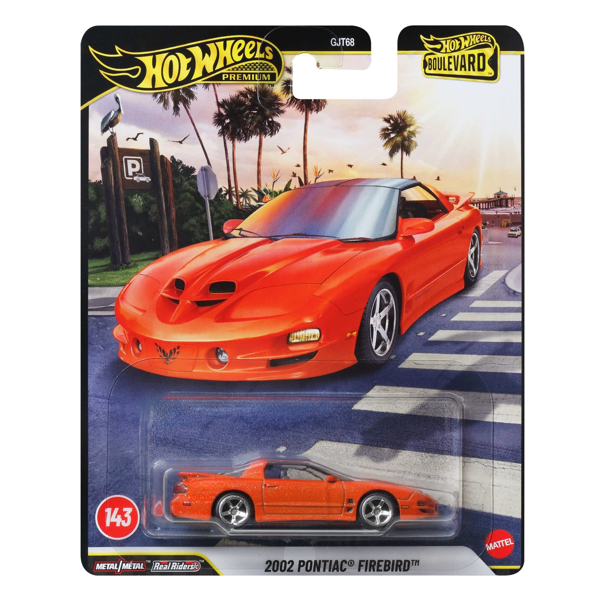 Cocoland Toys Hot Wheels Fast & Furious 2002 Pontiac Firebird Premium Die-Cast Car with Real Riders tyres