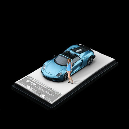 Timemicro Porsche 918 Spyder With Character  Limited Edition 1:64 Scale Model