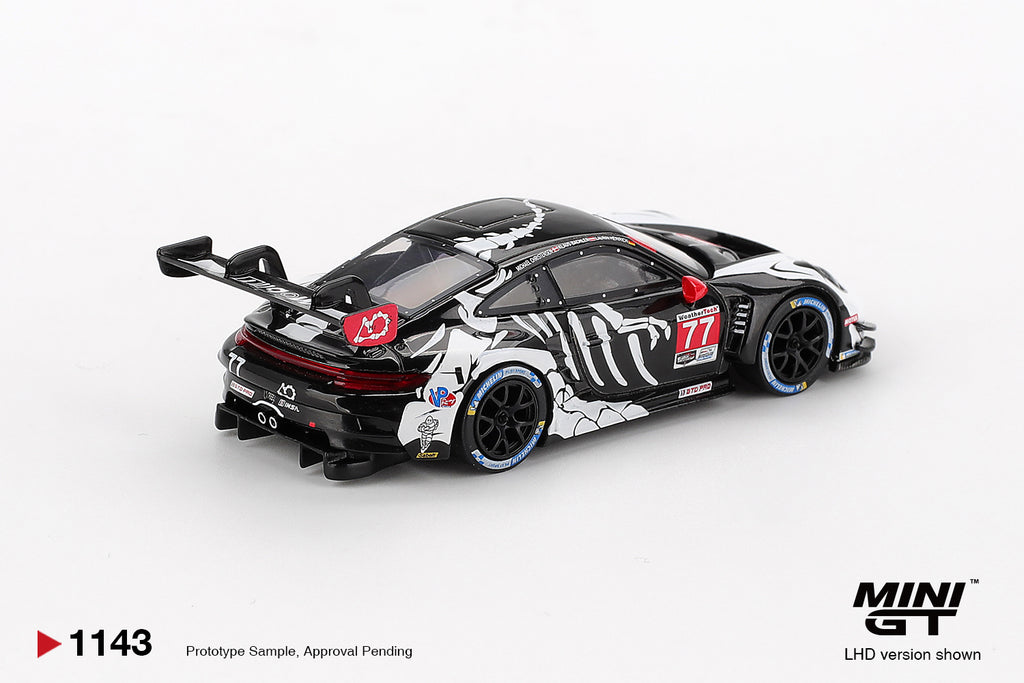 MINI GT Porsche 911 GT3 R #77 AO Racing 2025 IMSA Petit Le Mans