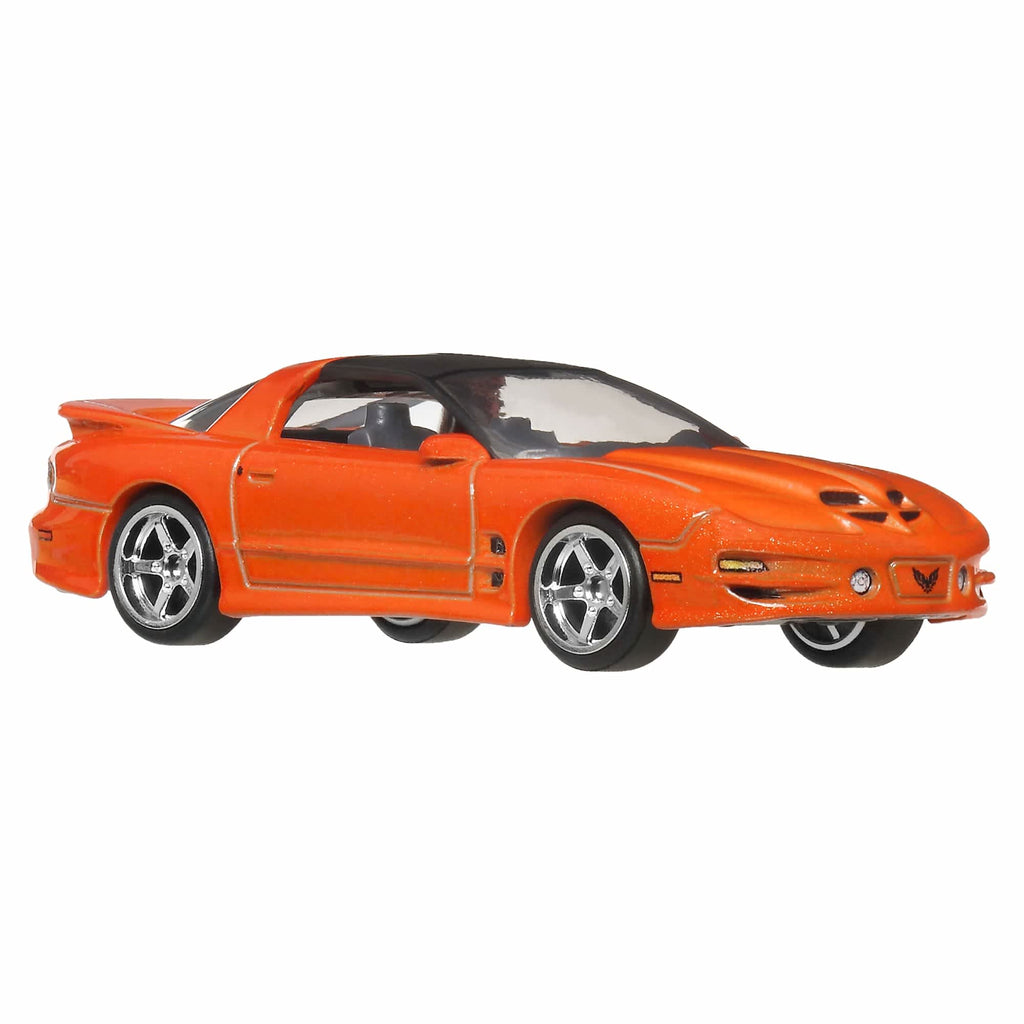 Cocoland Orange toy car with black interior on a white background