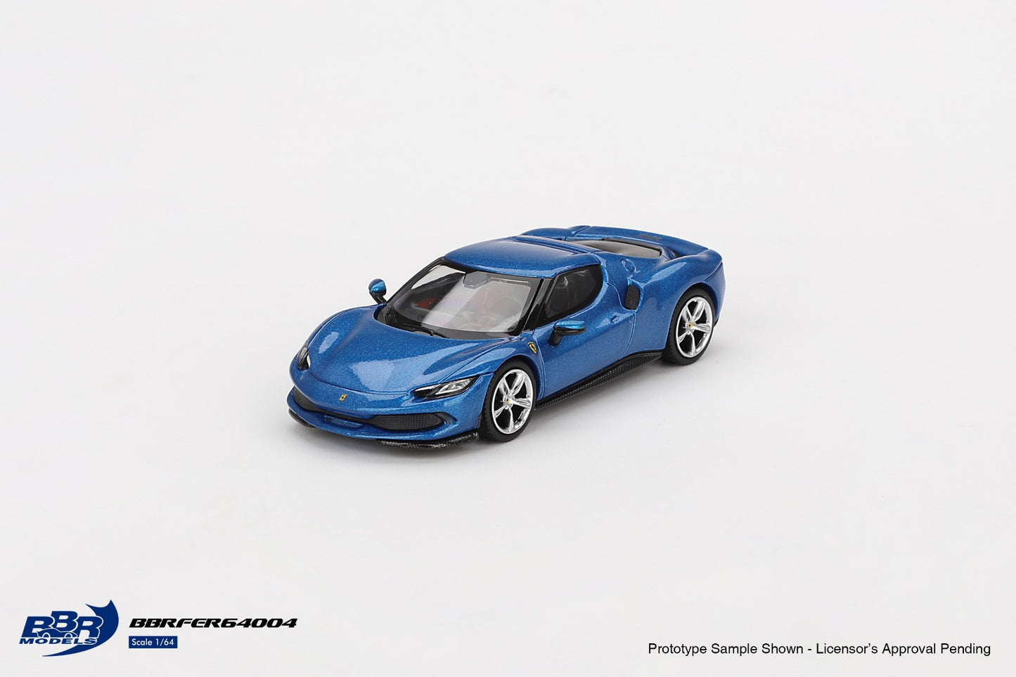 BBR MODELS FERRARI 296 GTB 1:64 SCALE MODEL