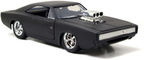 Jada Toys Fast and Furious Matte Black 1970 Dodge Charger (Street) Diecast Car