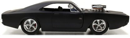 Jada Toys Fast and Furious Matte Black 1970 Dodge Charger (Street) Diecast Car