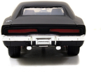 Jada Toys Fast and Furious Matte Black 1970 Dodge Charger (Street) Diecast Car