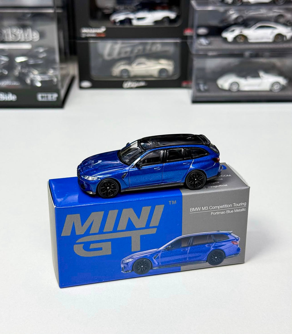 MINI GT BMW M3 Competition Touring Portimao Blue Metallic