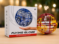 Flying Spinner Globe USB Rechargeable  – Multi LED Light Modes with Easy Charging & One-Touch Mode Switch