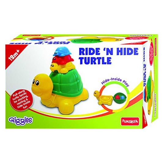 Funskool Giggles Ride N Hide Turtles Toy
