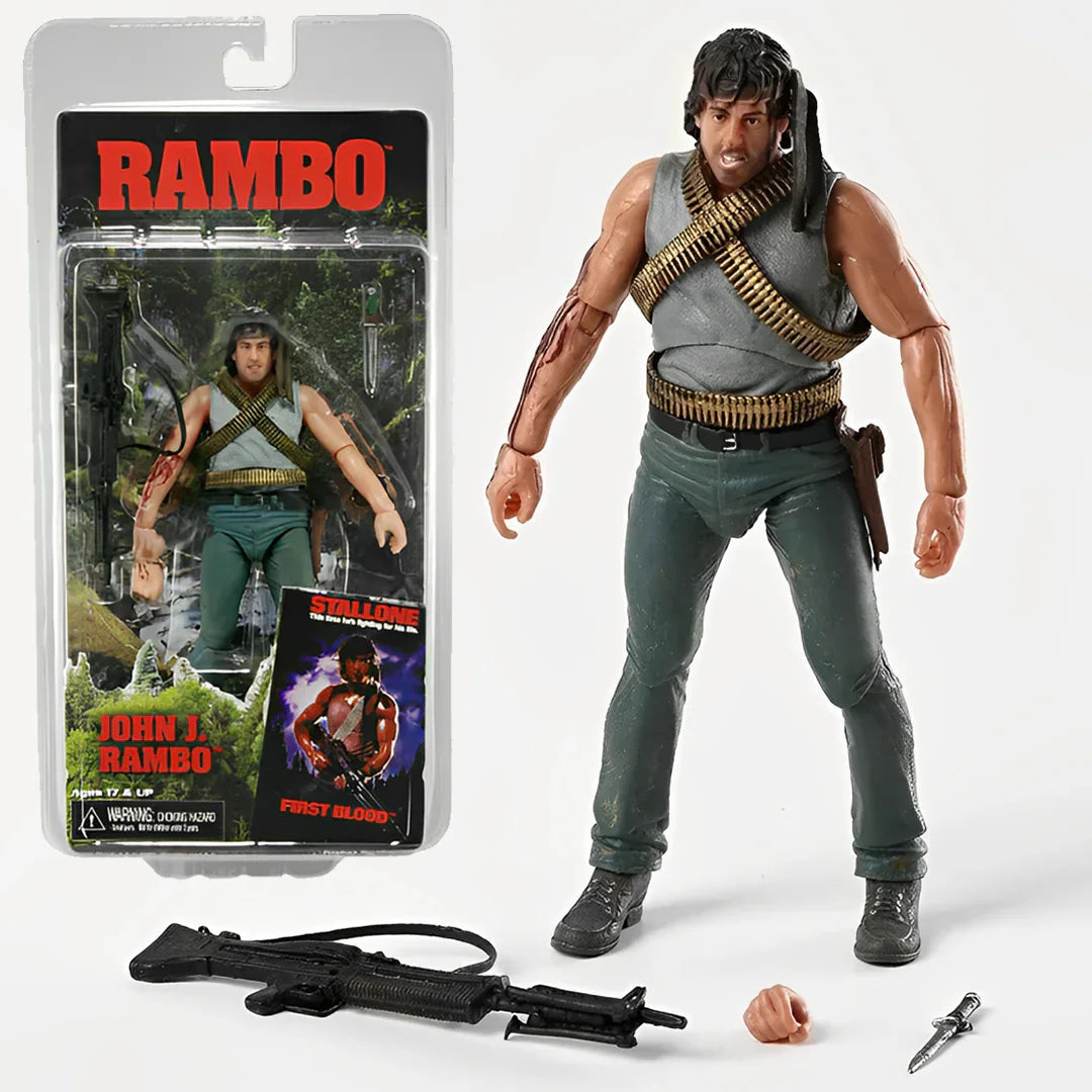 First Blood - John J. Rambo Survival Version 7" Action Figure