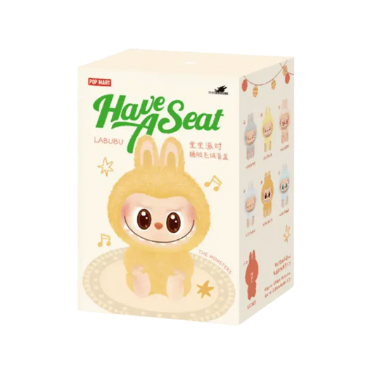 Pop Mart Labubu The Monsters Have a Seat Vinyl Plush Sealed Case Pack of 1