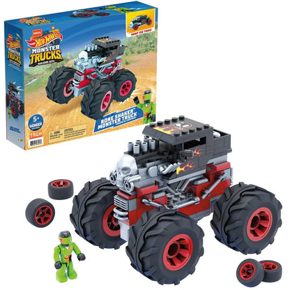 Mega Construx Hot Wheels Bone Shaker Buildable Monster Truck