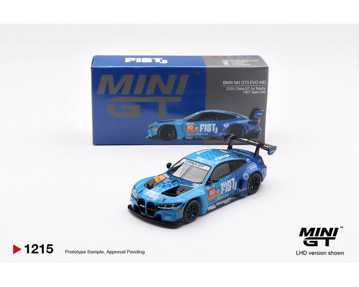 MINI GT 1:64 BMW M4 GT3 EVO #90 FIST Team AAI 2025 China GT LHD/ China Exclusives
