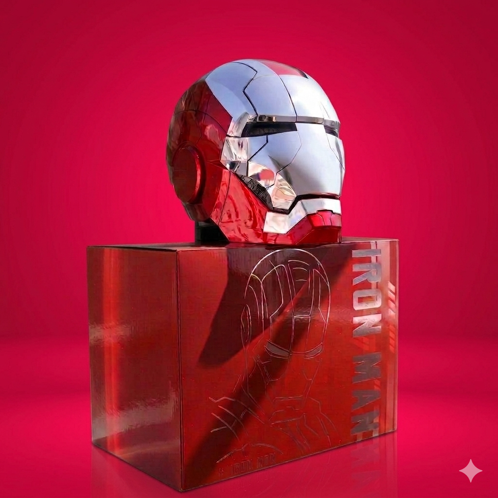 Iron Man Mark 5 Wearable Electronic Helmet 1:1 With Voice Remote and T