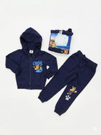 Paw Patrol "Chase" Kids Navy Blue Full-Zip Hooded Tracksuit Set
