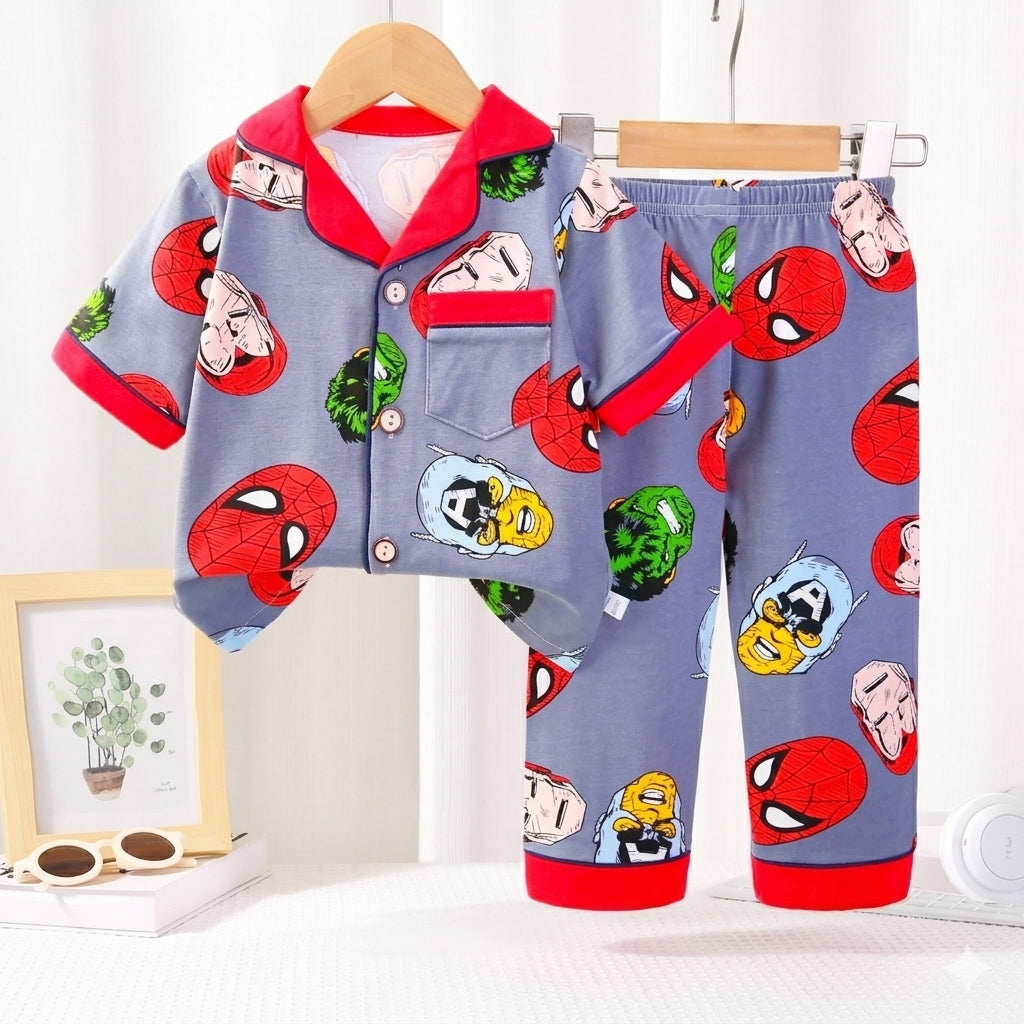 Marvel Avengers Chibi Superheroes Pajama Set