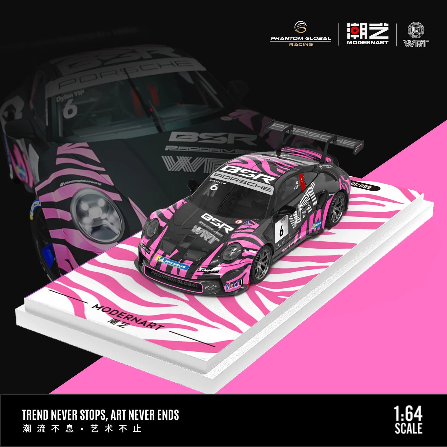 ModernArt X WRT 1:64 Porsche 911 GT3 Carrera Cup