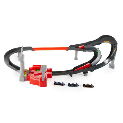 Hot Wheels Racing Formula 1 Sprint Race Circuit Track Set With 3 Die-Cast Toy Cars in 1:64 Scale