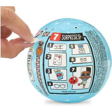 L.O.L. Surprise! Boys – Let’s Be Friends! Series 1 - 7 Surprises Including Outfit, Accessories & Water Reveal Collectible Brother Dolls of Fan Favorites Random Styles in Blind Pack