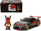 1993 Mazda RX-7 Black with Graphics Lab Monkeys with Saru Diecast Figure 1:24 Scale