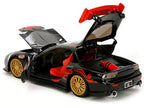 1993 Mazda RX-7 Black with Graphics Lab Monkeys with Saru Diecast Figure 1:24 Scale