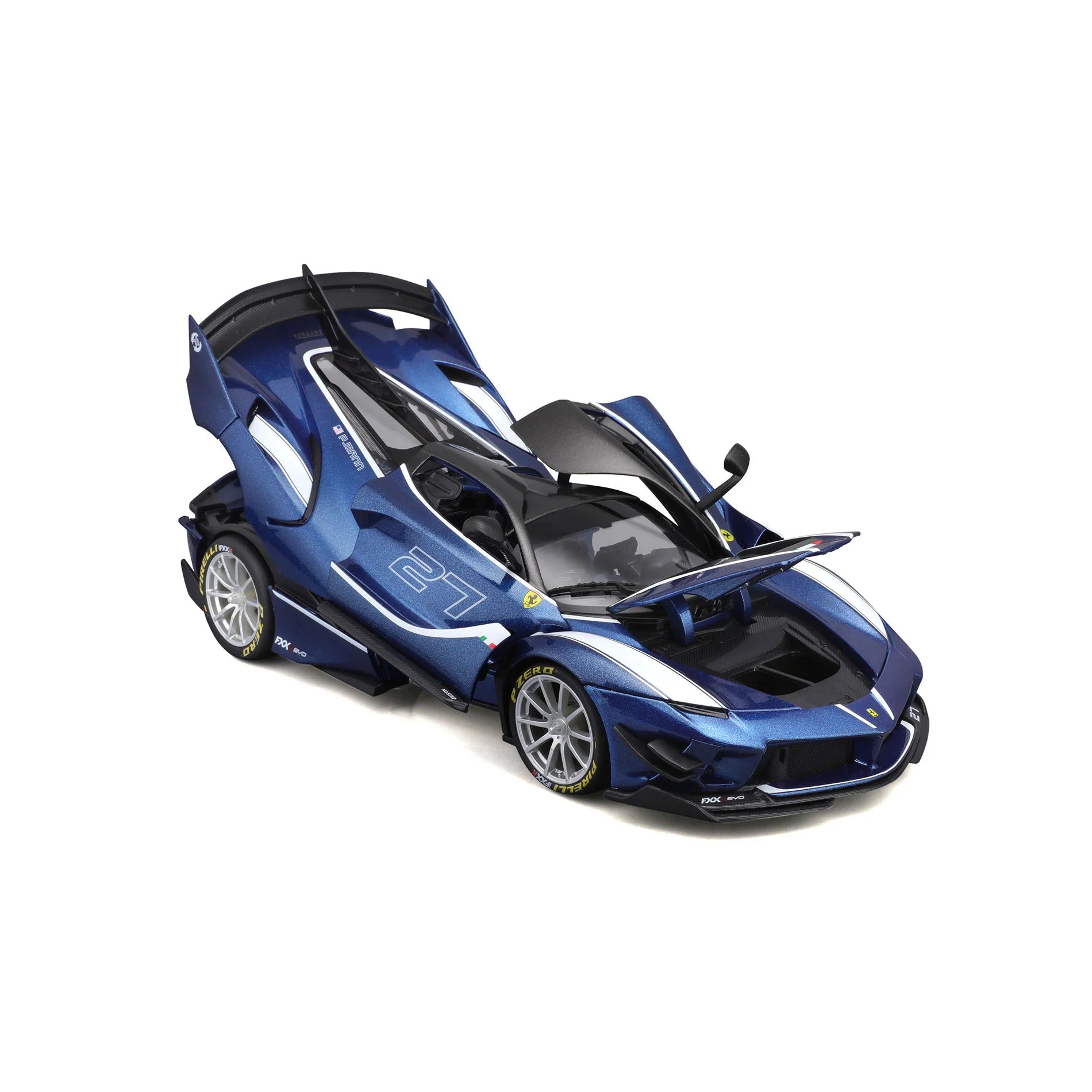 Bburago Ferrari FXX K Evo Metallic Blue Collector Model Cocoland Toys