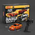 XQ Nano Tech R/C Officially Licensed Supra MK4 Bomex First & Furious 4WD 1:64 Drift Car