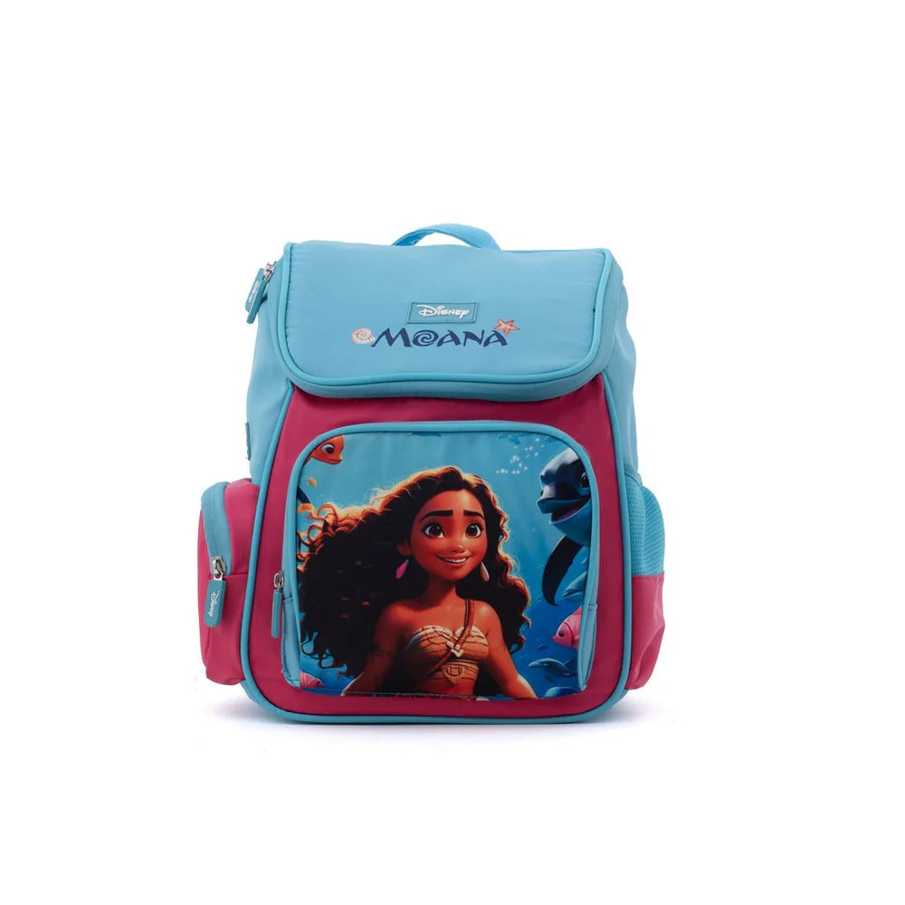 Novex Snug-On Moana Printed Girl Kids School Bag for Preschool, Kindergarten - 13 Inch