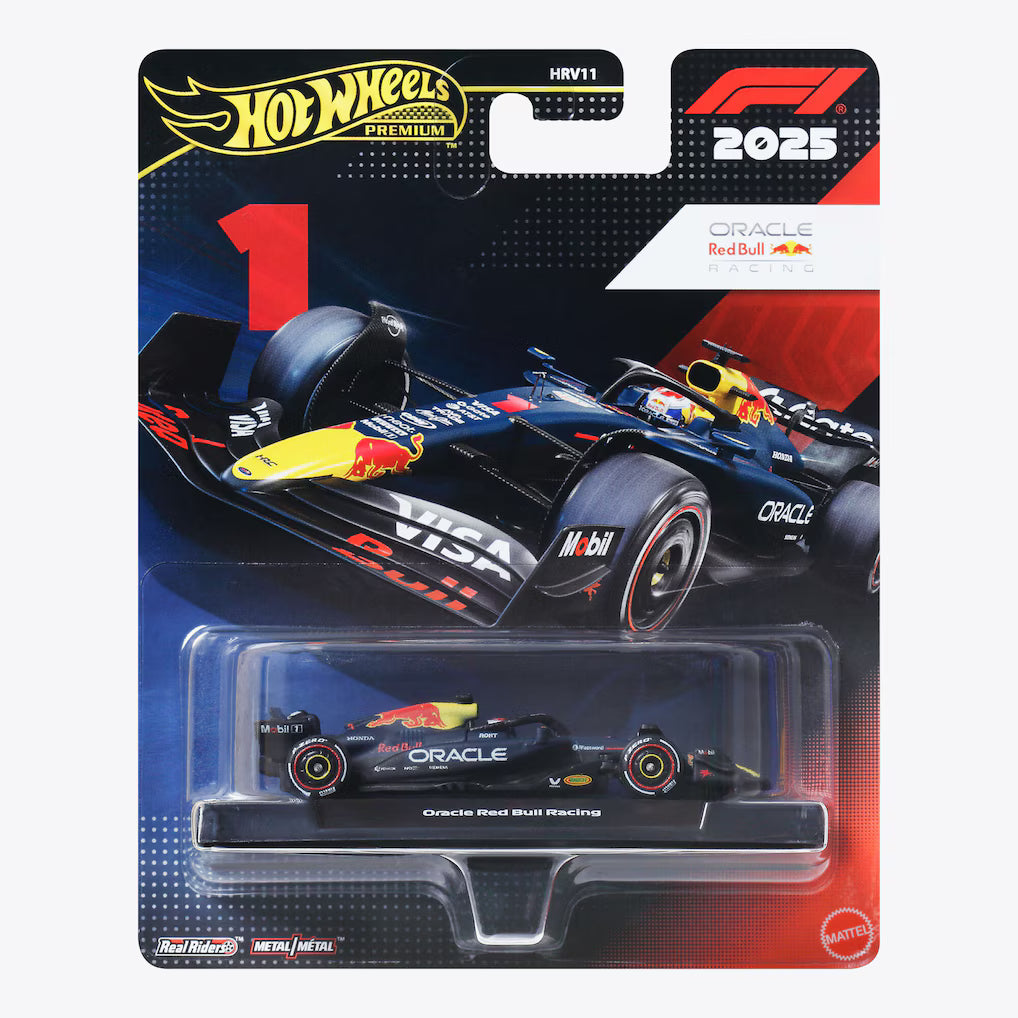 Hot Wheels Premium Oracle Red Bull Racing Max Verstappen #1 Car
