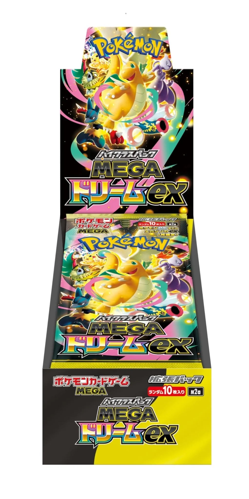 Cocoland toys Pokémon MEGA Dream EX High-Class Booster Box Japanese 10 Packs Factory Sealed Pokémon TCG