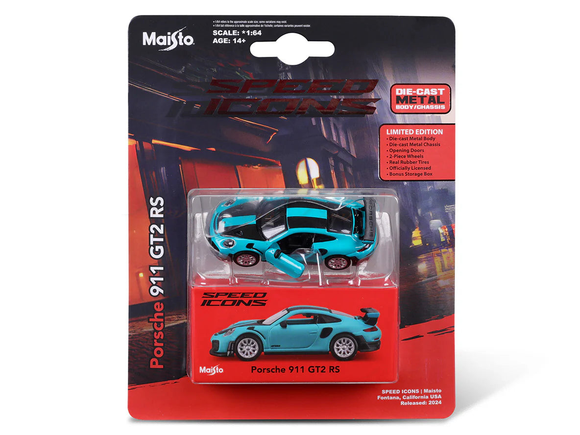 Maisto Speed Icons Porsche 911 GT2 RS  1:64 Scale Limited Edtion