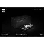 POPRACE SKYLINE GT-R R33 - DARK CHROME 1:64 SCALE