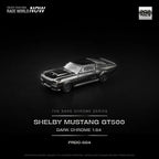 POPRACE SHELBY MUSTANG GT500 DARK CHROME 1:64 SCALE