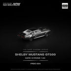 POPRACE SHELBY MUSTANG GT500 DARK CHROME 1:64 SCALE