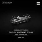 POPRACE SHELBY MUSTANG GT500 DARK CHROME 1:64 SCALE